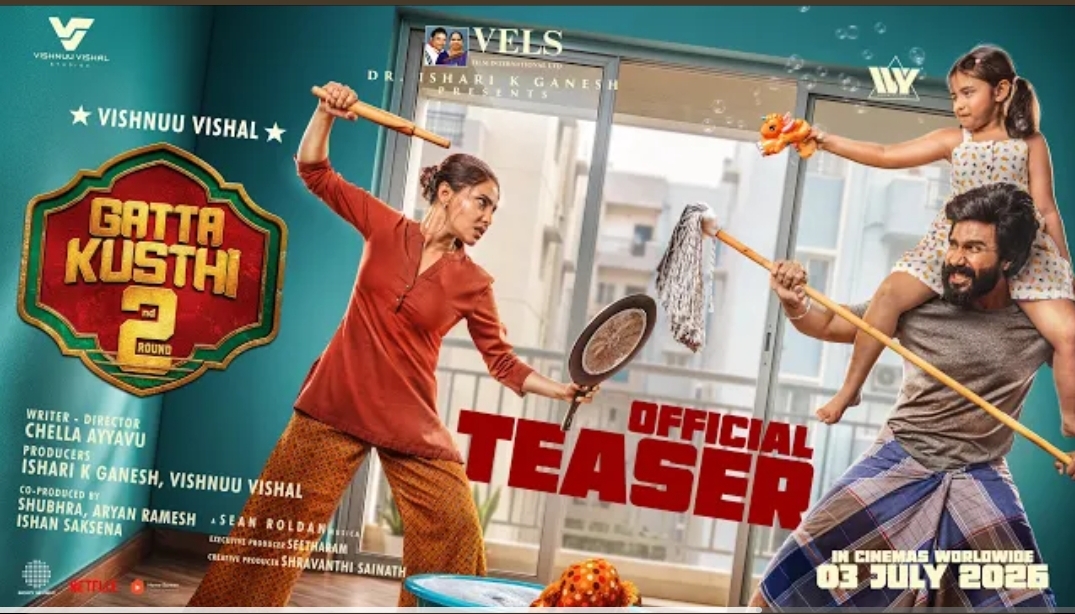 Gatta Kusthi 2 – Teaser | Vishnu Vishal, Aishwarya Lekshmi | Chella Ayyavu | Sean Roldan | Vels