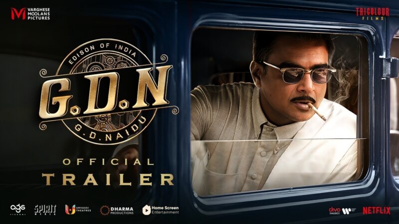 G.D.N Official Trailer | R. Madhavan | Sathyaraj | Jayaram | Priyamani | Dushara | Govind Vasantha