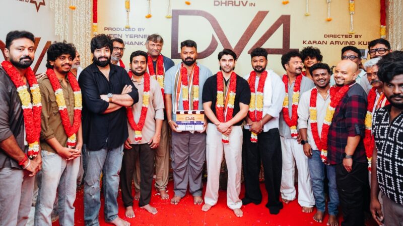 Mythri Movie Makers Announced Their 4th Tamil Film, Featuring Dhruv Vikram, Directed by Karan A Kumar; The Project #MythriTamil04 #DV4 Begins With Traditional Pooja Ceremony!