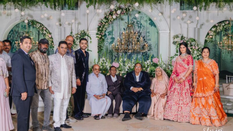 Lalwani Family Hosts Grand Wedding Reception for Harsh and Chandana!