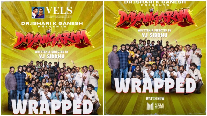 Dayangaram’, marking the directorial debut of VJ Siddhu, successfully completes filming!