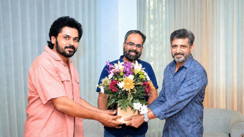 Prince Pictures and Actor Karthi join hands with Director Mohan Raja for a New Family Entertainer!