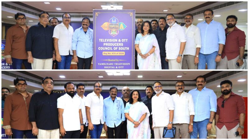Actress Radikaa Sarathkumar Inaugurates Television and OTT Producers Council of South, Uniting Four South Indian Film Industries !