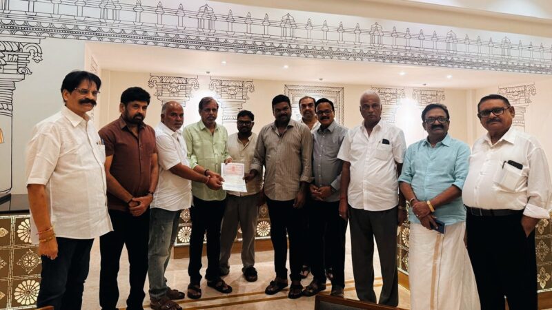 தயாரிப்பாளர் ஶ்ரீனிவாச ராவ்  இயக்குநர் சிபி சக்கரவர்த்தி இடையேயான பிரச்சனைக்கு தயாரிப்பாளர்கள் சங்கத்தின் மூலம் பேச்சுவார்த்தை மூலம் சுமூகமான தீர்வு !
